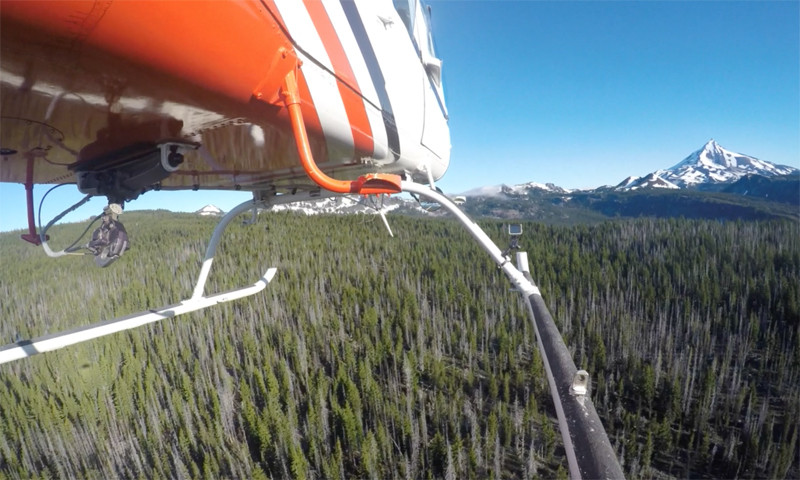 mount washington from heli tour