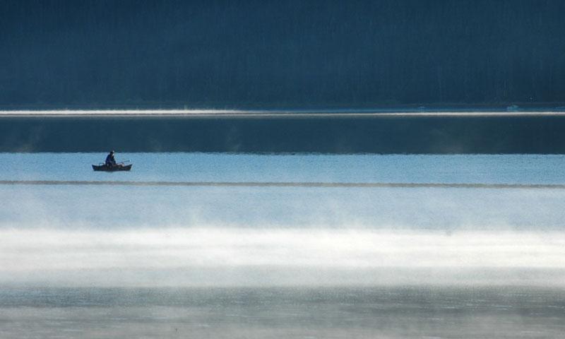Fishing on East Lake 