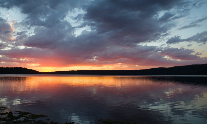Paulina Lake at Newberry Volcanic Monument