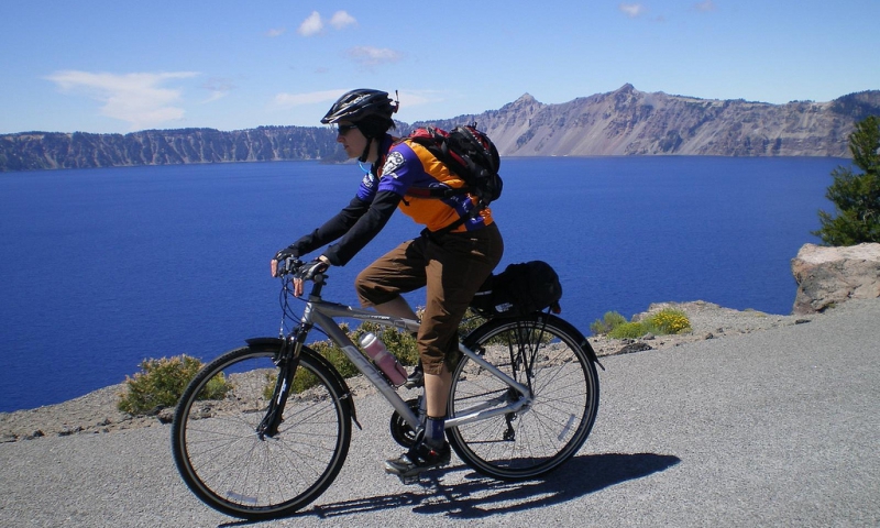 Road Biking in Crater Lake National Park