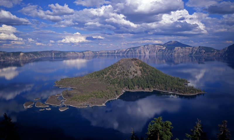 Wizard Island in Crater Lake