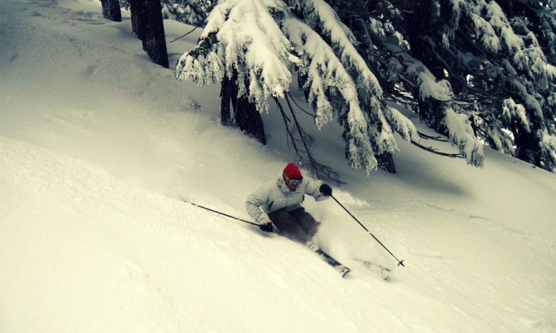 Skiing at Mount Bachelor in Central Oregon